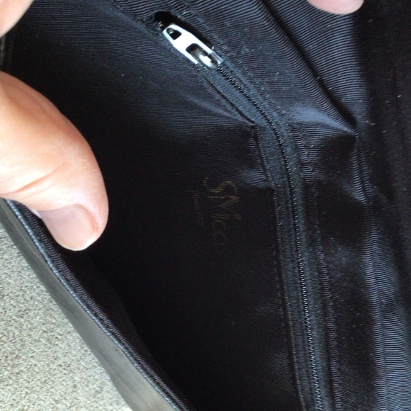 SMCO Vintage Black Envelope Clutch Bag - Picture 7 of 7